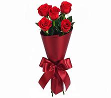 Букет 5 Красных роз Эдлесс Лав в Устье Вологодская область