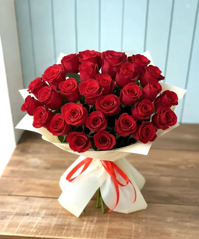 Букет 29 Красных роз в Устье Вологодская область