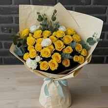 Букет цветов из:  Розы #REPLACE_PRED# Устье Вологодская область