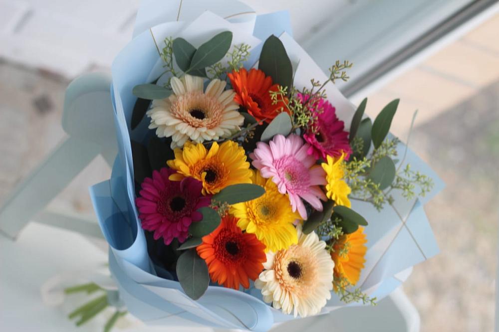 Букет цветов из: Герберы в Устье Вологодская область