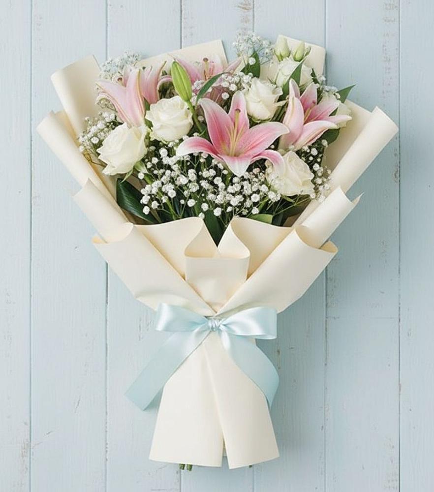 Букет цветов из: Лилии в Устье Вологодская область