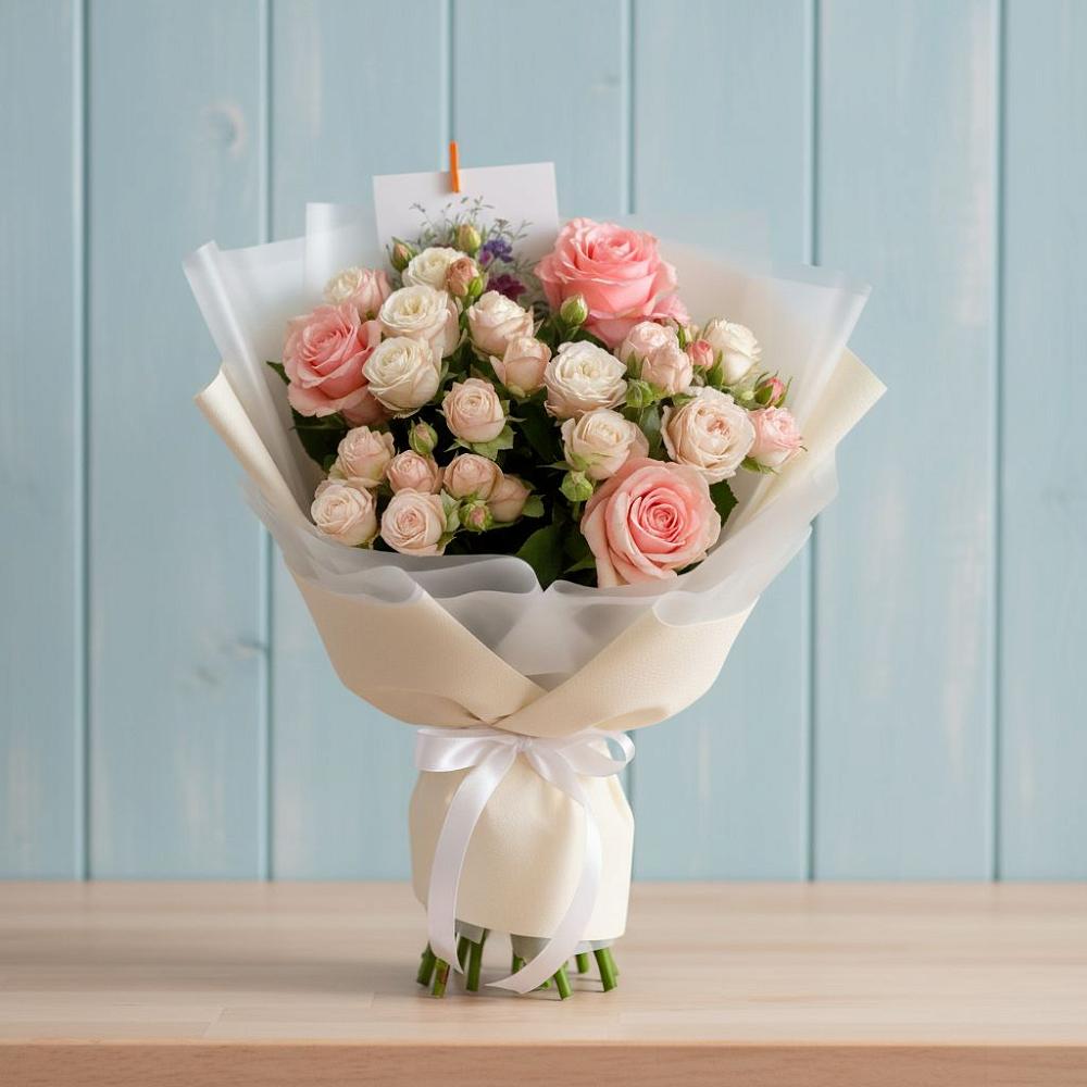 Букет цветов из: Розы в Устье Вологодская область