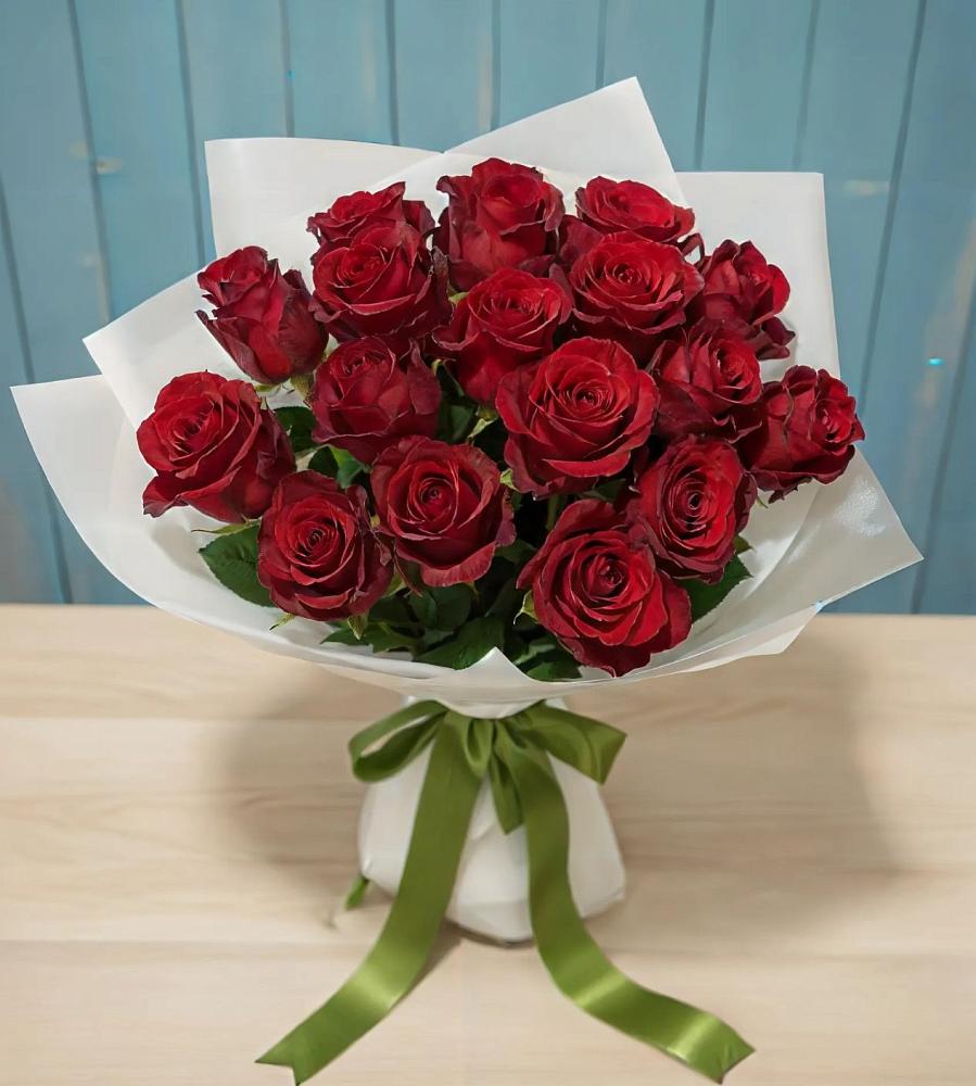 Букет Красные розы в Устье Вологодская область