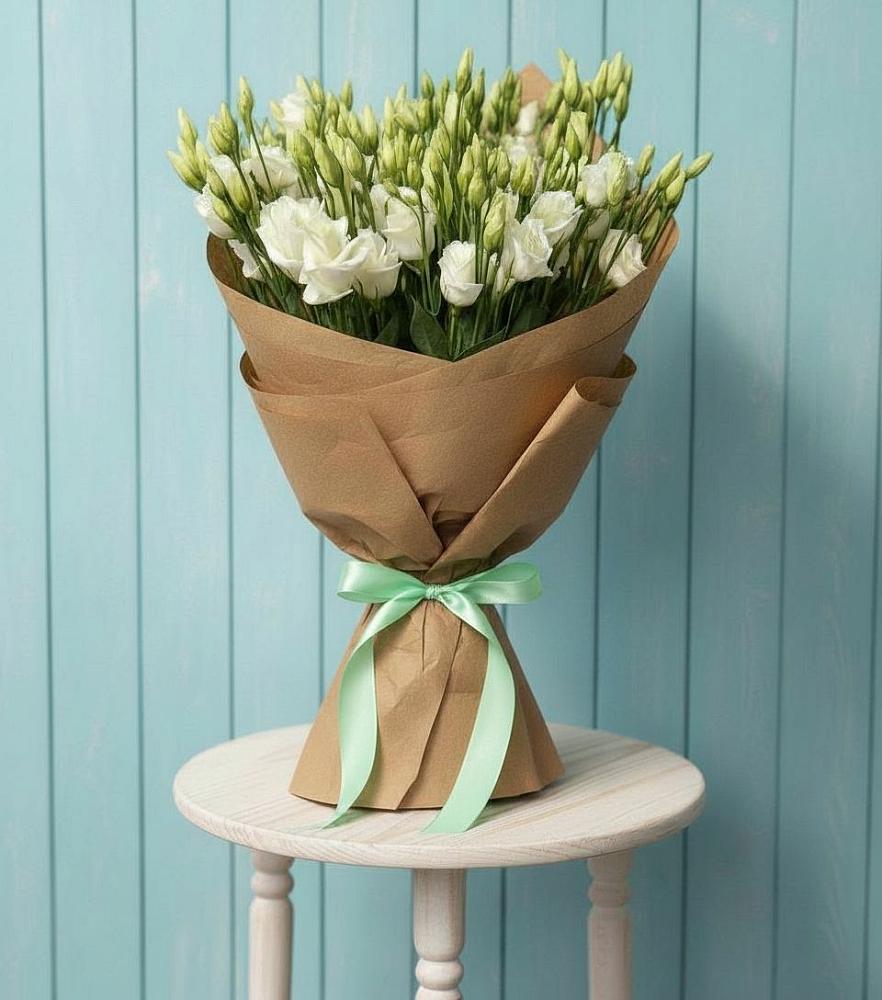 Букет цветов из: Лизиантусы в Устье Вологодская область