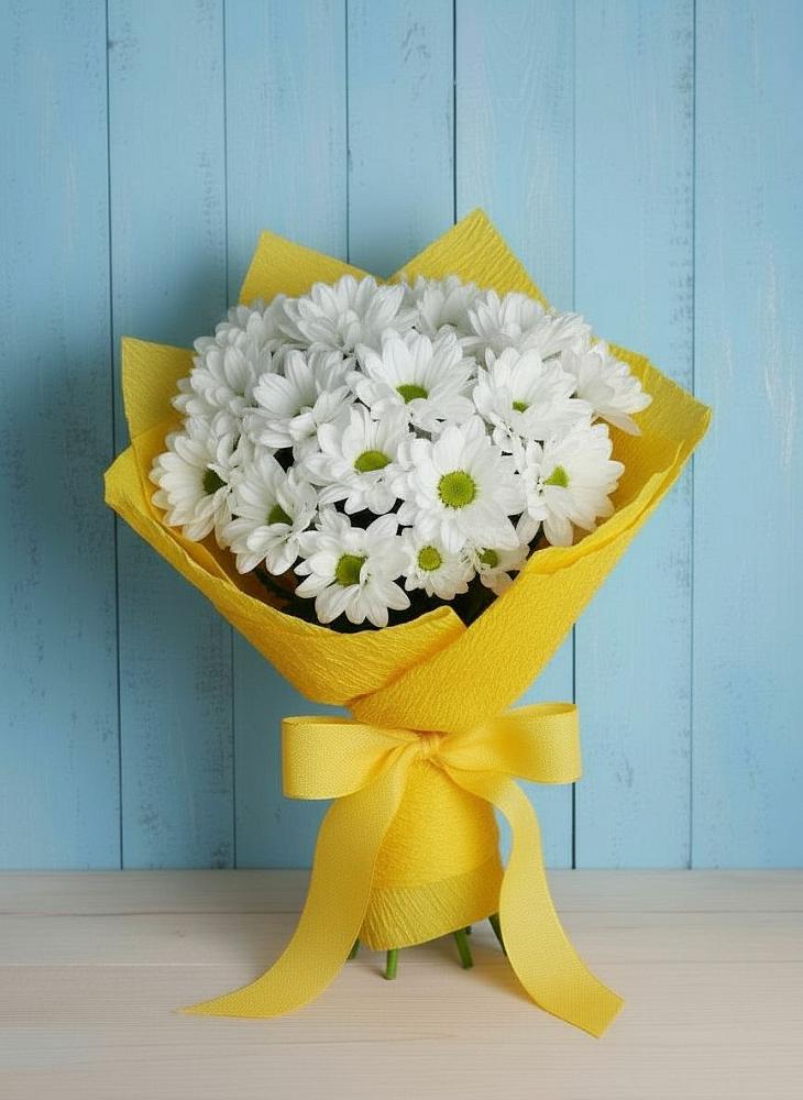 Букет цветов из: Хризантемы в Устье Вологодская область