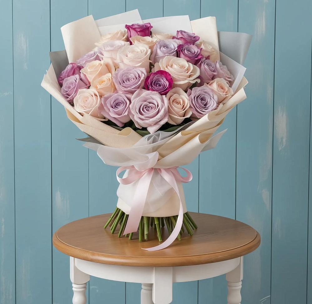 Букет цветов из: Розы в Устье Вологодская область