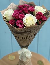 Букет цветов из:  Розы в Устье Вологодская область
