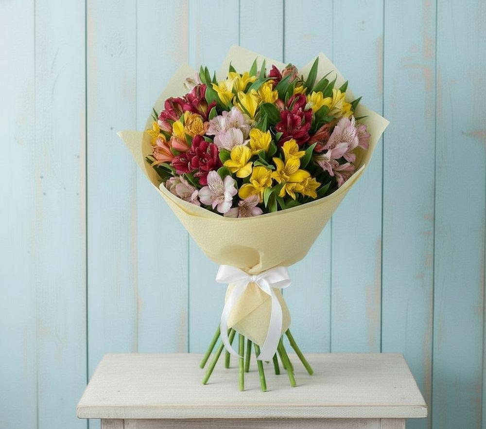 Букет цветов из: Альстромерии в Устье Вологодская область