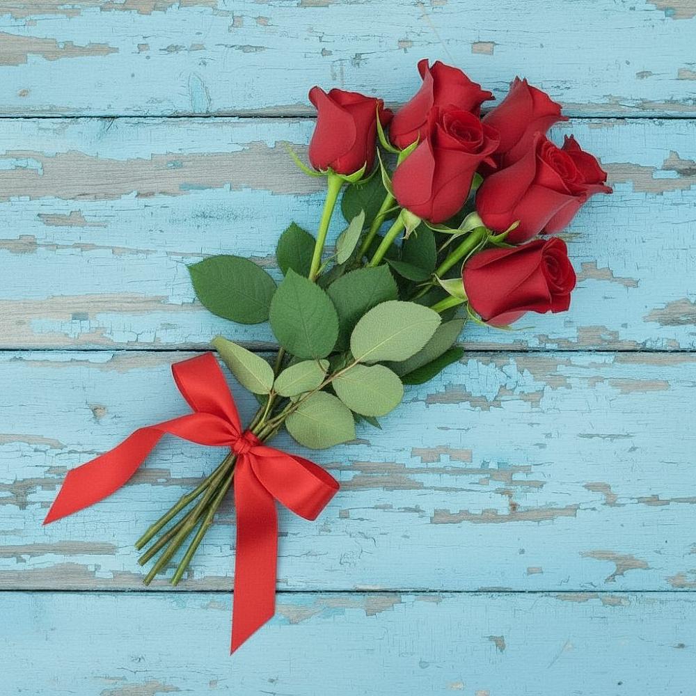 Букет Красные розы в Устье Вологодская область