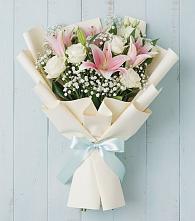 Букет цветов из:  Лилии #REPLACE_PRED# Устье Вологодская область