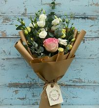 Букет цветов из:  Розы и Лизиантусы #REPLACE_PRED# Устье Вологодская область