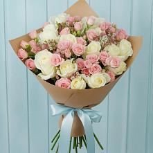 Букет цветов из:  Розы #REPLACE_PRED# Устье Вологодская область