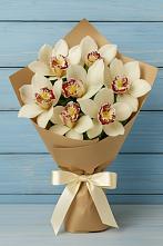 Букет цветов из:  Орхидеи и Розы в Устье Вологодская область